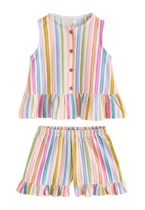 Next, REGULAR FIT - PEPLUM SET   - Blouse - pink blue rainbow stripe