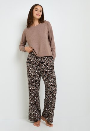 HOBBY - Pantaloni del pigiama - multico marron