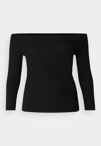 CARNELLA OFF SHOULDER  - Top s dlouhým rukávem - black