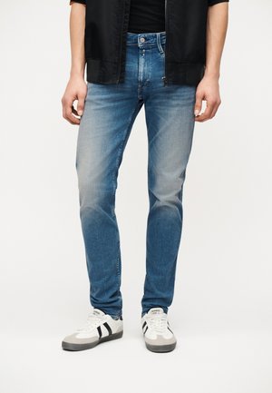 ANBASS - Jean slim - medium blue