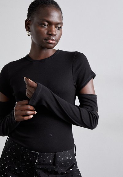Helmut Lang SLASH - Topper langermet - black