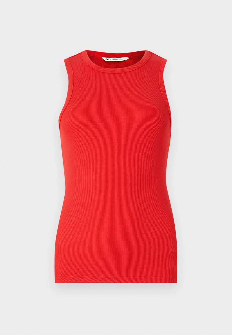 TOM TAILOR DENIM RACERBACK - Linne - scarlet red/röd - Zalando.se