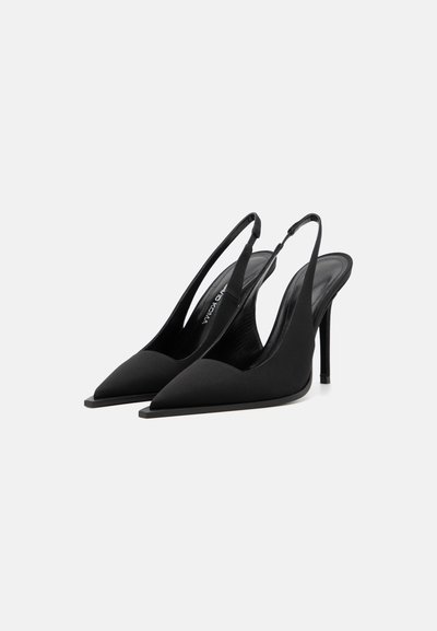 David Koma SLING BACK - Obuv na vysokom opätku - black