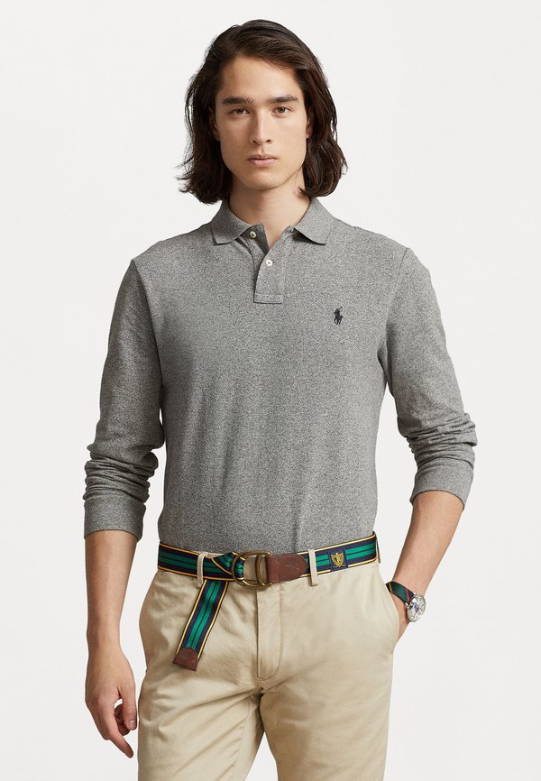 CUSTOM SLIM FIT MESH POLO SHIRT - Polo shirt - canterbury heather