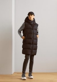 Marc O'Polo LONG FIXED HOOD WELT POCKETS - Vesta - black