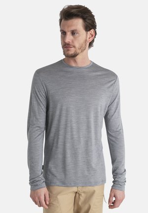 icebreaker LIGHT WEIGHT COOL-LITE SPHERE - Maglietta a manica lunga - MEDIUM GREY