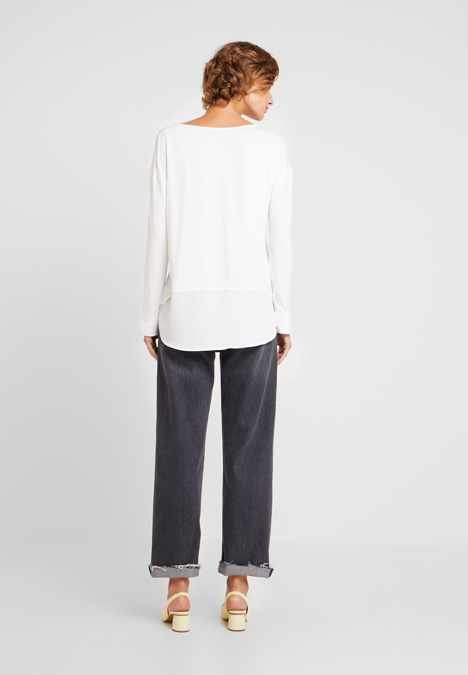 Esprit Collection Topper langermet off white Zalando.no edc by Esprit COLOURBLOCK - Topper langermet - off white