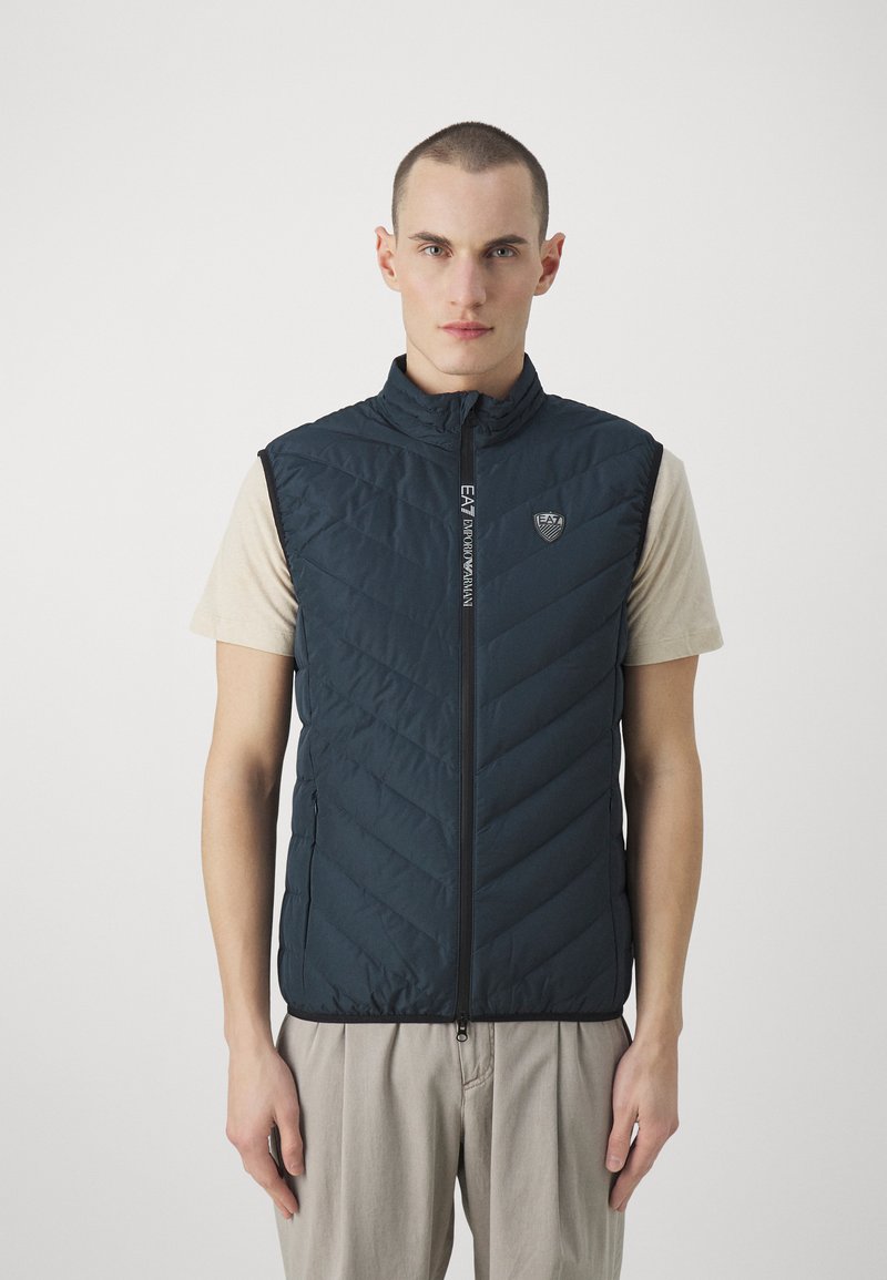 EA7 Emporio Armani TRAIN PREMIUM SHIELD VEST - Strukirani kaput - notte