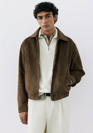 PULL&BEAR, Giacca in similpelle - dark brown
