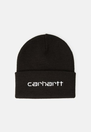 Carhartt WIP, SCRIPT BEANIE UNISEX - Berretto - black / white