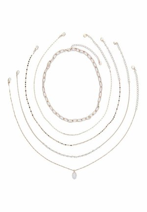 Stradivarius PACK OF 5 STONE - Collier - gold coloured