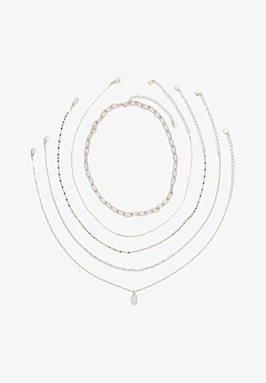 Stradivarius PACK OF 5 STONE - Collier - gold coloured