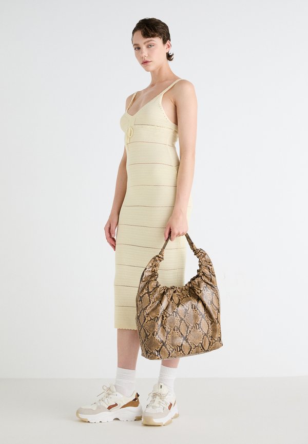 GATHERED TOTE BAG - Tote bag - snake3