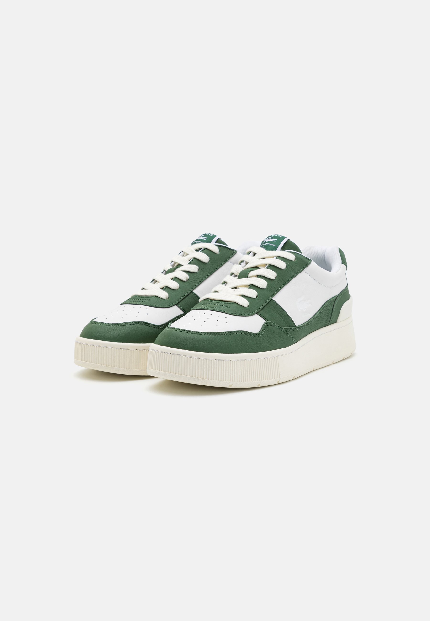 Lacoste Sport ACECLIP - Sneakers low - green/white/verde închis
