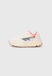 Unselected, gardenia denim/ coral