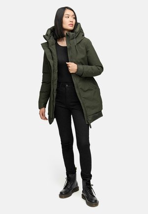PRINZESSIN - Wintermantel - dark olive