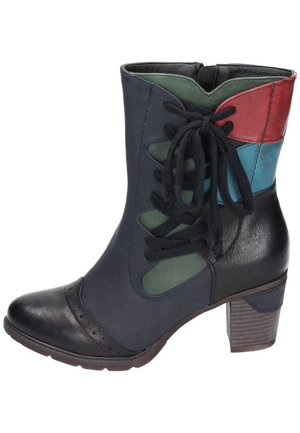 Bottines à lacets - black