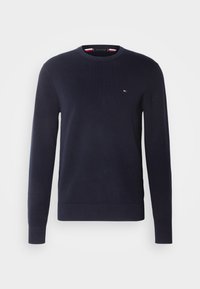 ESSENTIAL STRUCTURE CREW NECK - Strikkegenser - desert sky