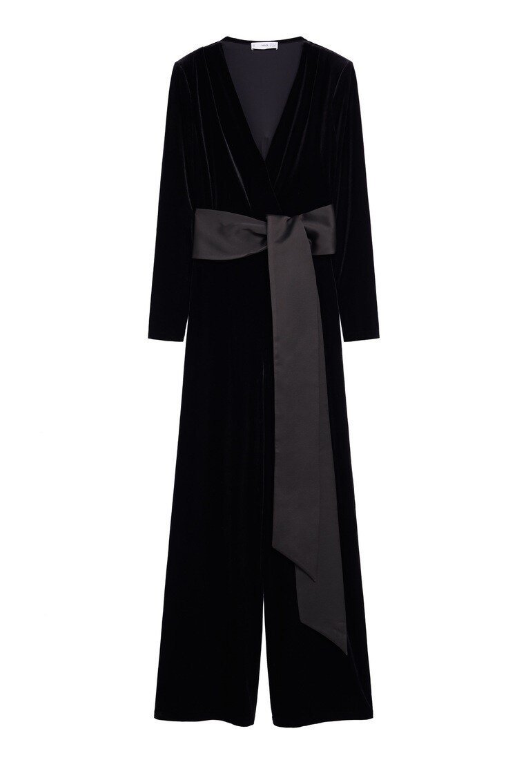 Mango Jumpsuit zwart