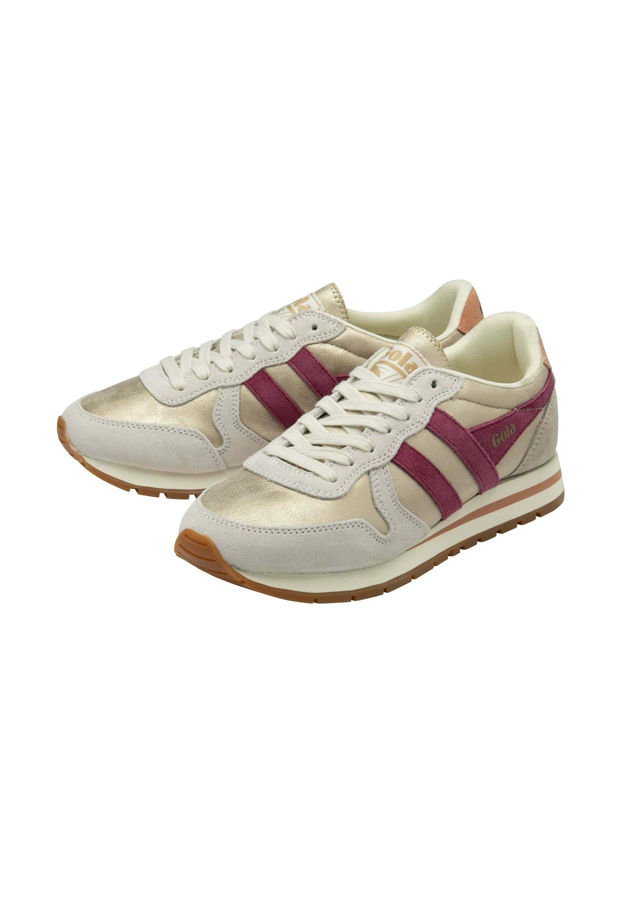 Gola DAYTONA BLAZE - Baskets basses - gold cerise terracotta/doré - ZALANDO.FR