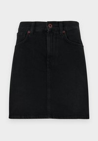 MINI SKIRT  - Jupe en jean - black denim