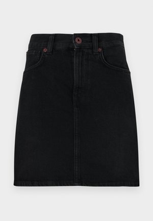 Pepe Jeans MINI SKIRT - Džinsa auduma svārki - black denim