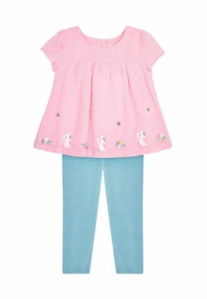 2-PIECE  SET  - REGULAR FIT - Leggings - pink bunny