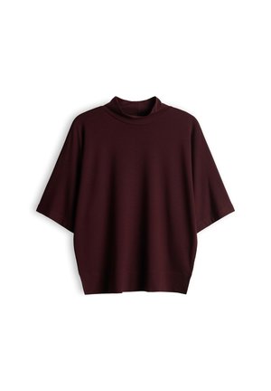 OPUS, RELAXED FIT SOFT TOUCH - T-shirt basic - cherry jam