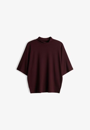 OPUS, RELAXED FIT SOFT TOUCH - T-shirt basic - cherry jam