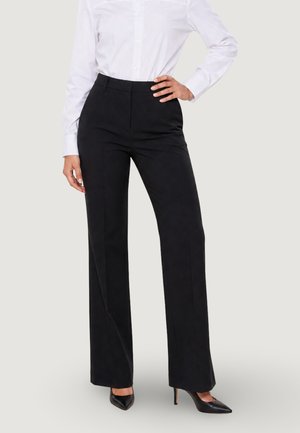I AM, PANTALONI A PALAZZO PE26031 - Pantalon classique - black