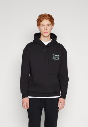 Tommy Jeans POP GRAPHIC HOODIE - Sweatshirt - black