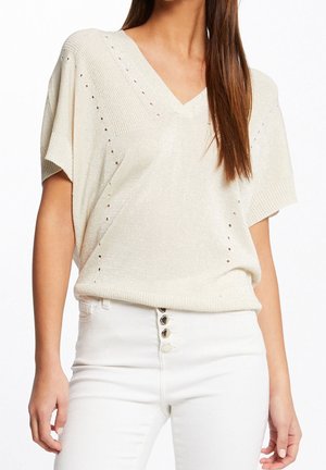 T-Shirt print - beige