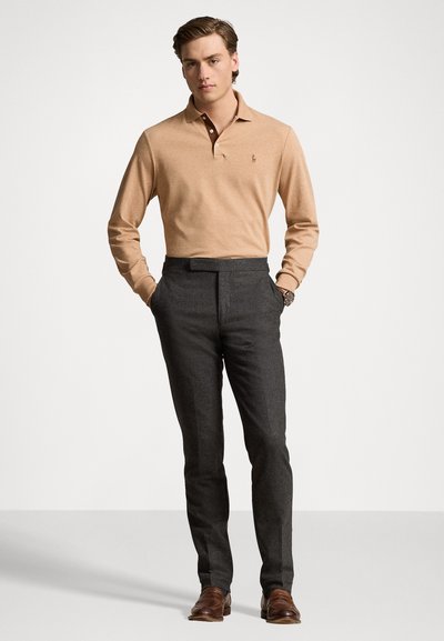 Polo Ralph Lauren CUSTOM SLIM FIT SOFT COTTON POLO SHIRT - Longsleeve - camel