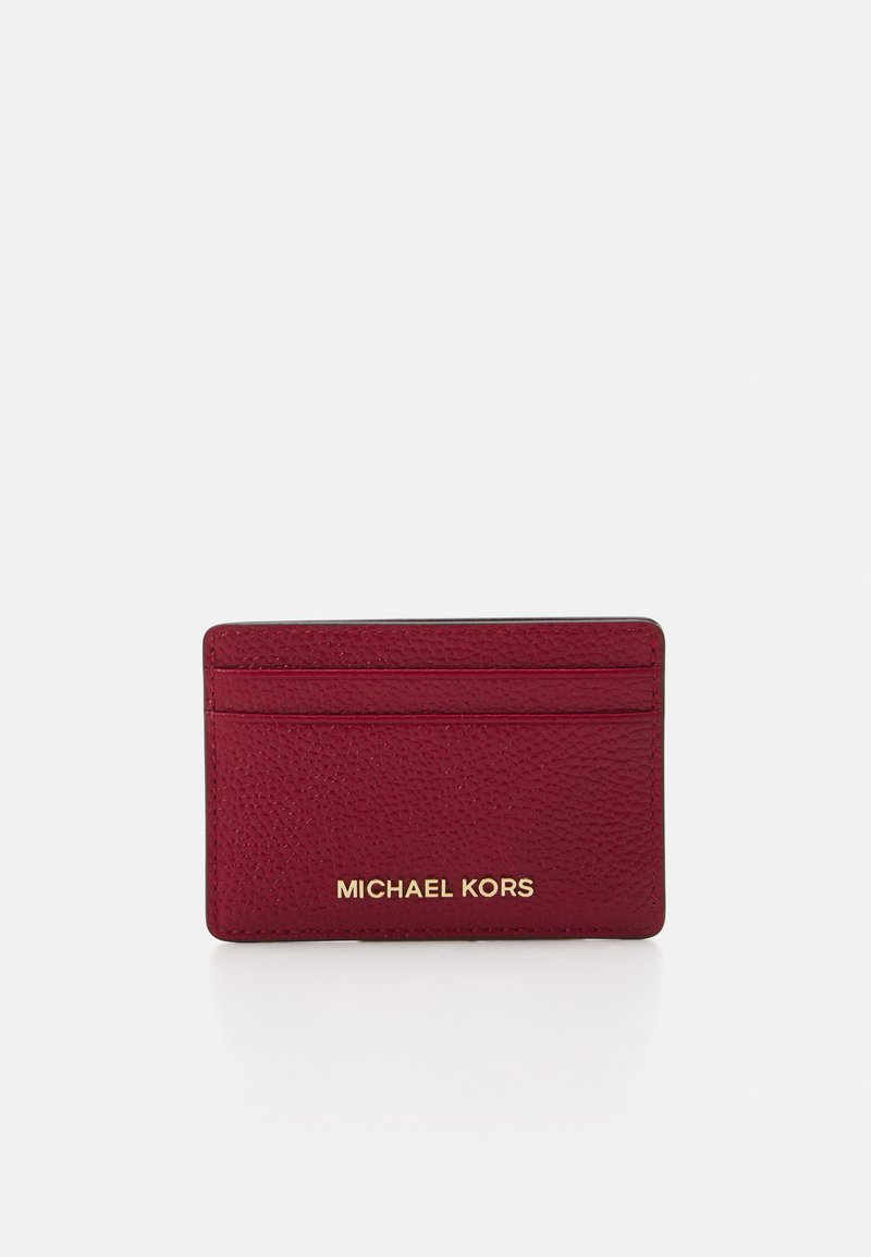 MICHAEL Michael Kors JET SET CARD HOLDER - Monedero - deep red
