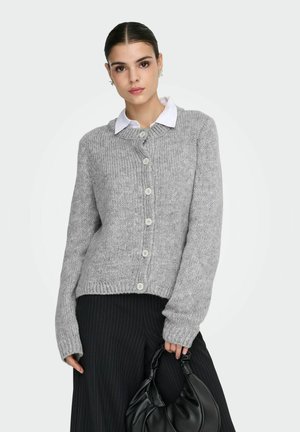 JDYDINEA - Strickjacke - light grey melange