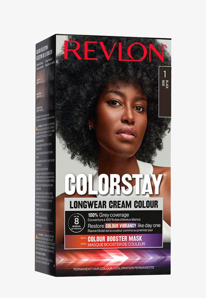 Revlon - HAIR COLOR COLORSTAY, LONGWEAR CREAM COLOUR - Hårfärg - noir, Förstora