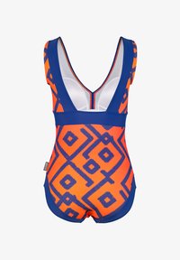 Sélectionné, blau orange