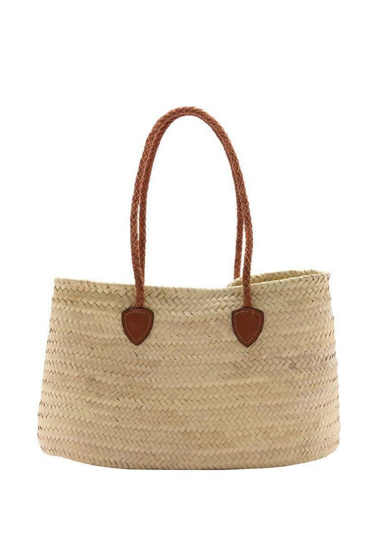 Mango Bolso de mano beige