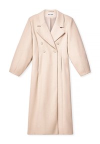MARKED WAIST DETAIL - Classic coat - beige