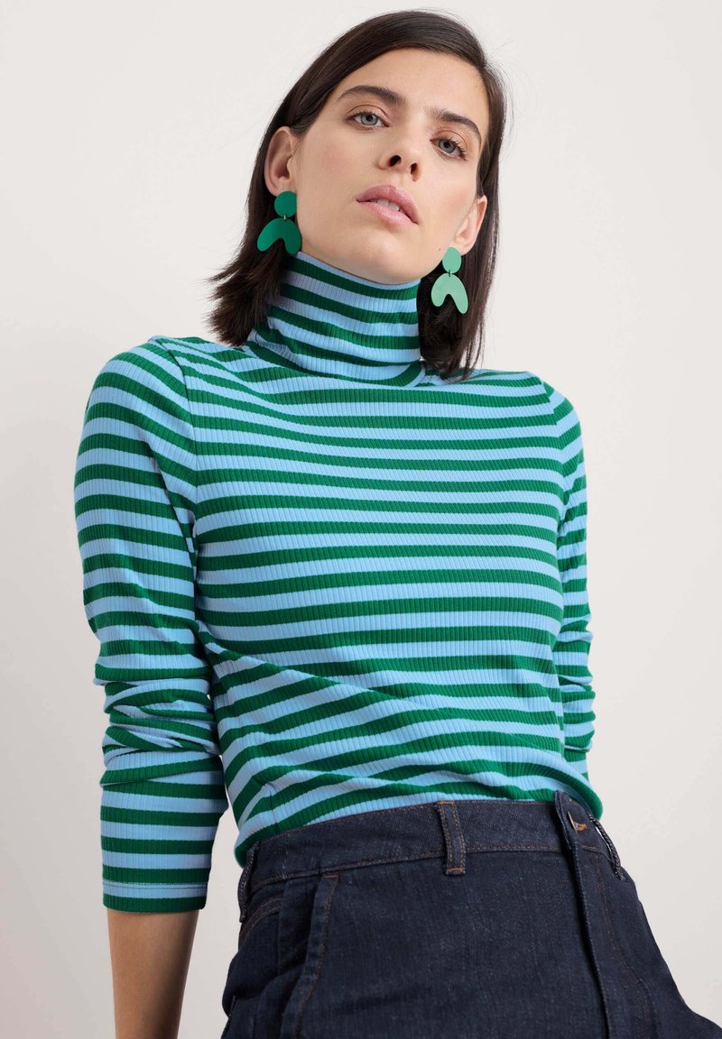 Seasalt Cornwall HAZEL - Top s dlouhým rukávem - blue mini cornish spring sky glade