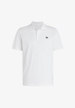 adidas Originals, ADIDAS ORIGINALS TREFOIL ESSENTIALS POLO T-SHIRT - Pikeepaita - white