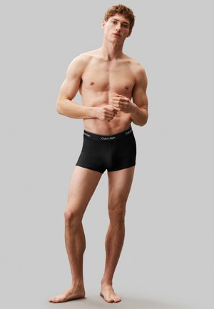 Calvin Klein Underwear, TRUNK 3 PACK ICON COTTON STRETCH - Trunks - black