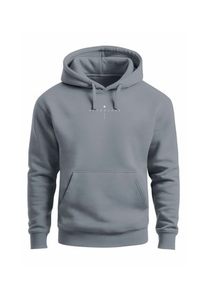 BACKPRINT SUN MOON  - Kapuzenpullover - convoy grey