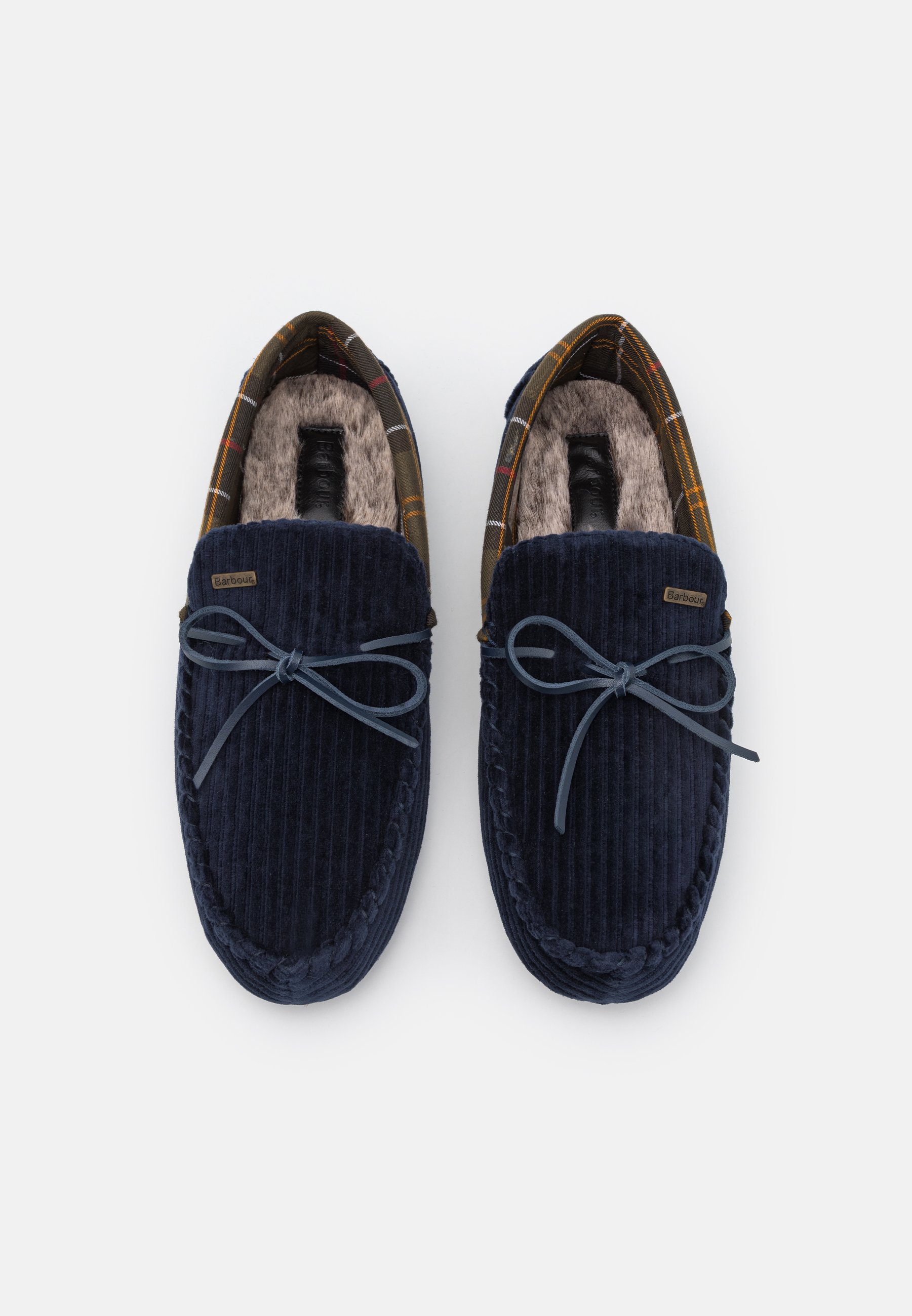 barbour tueart slippers navy