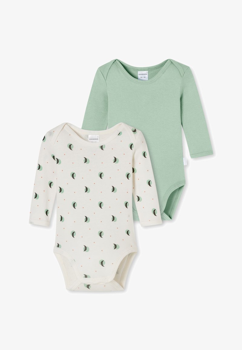 Schiesser 2-PACK LOVE - Body - creme grün