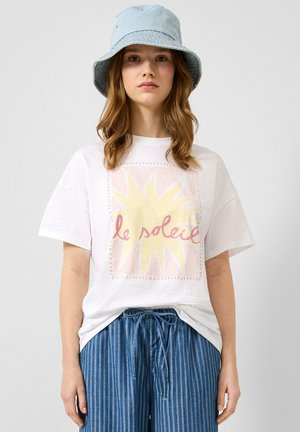 QS, T-SHIRT - T-shirt print - weiß