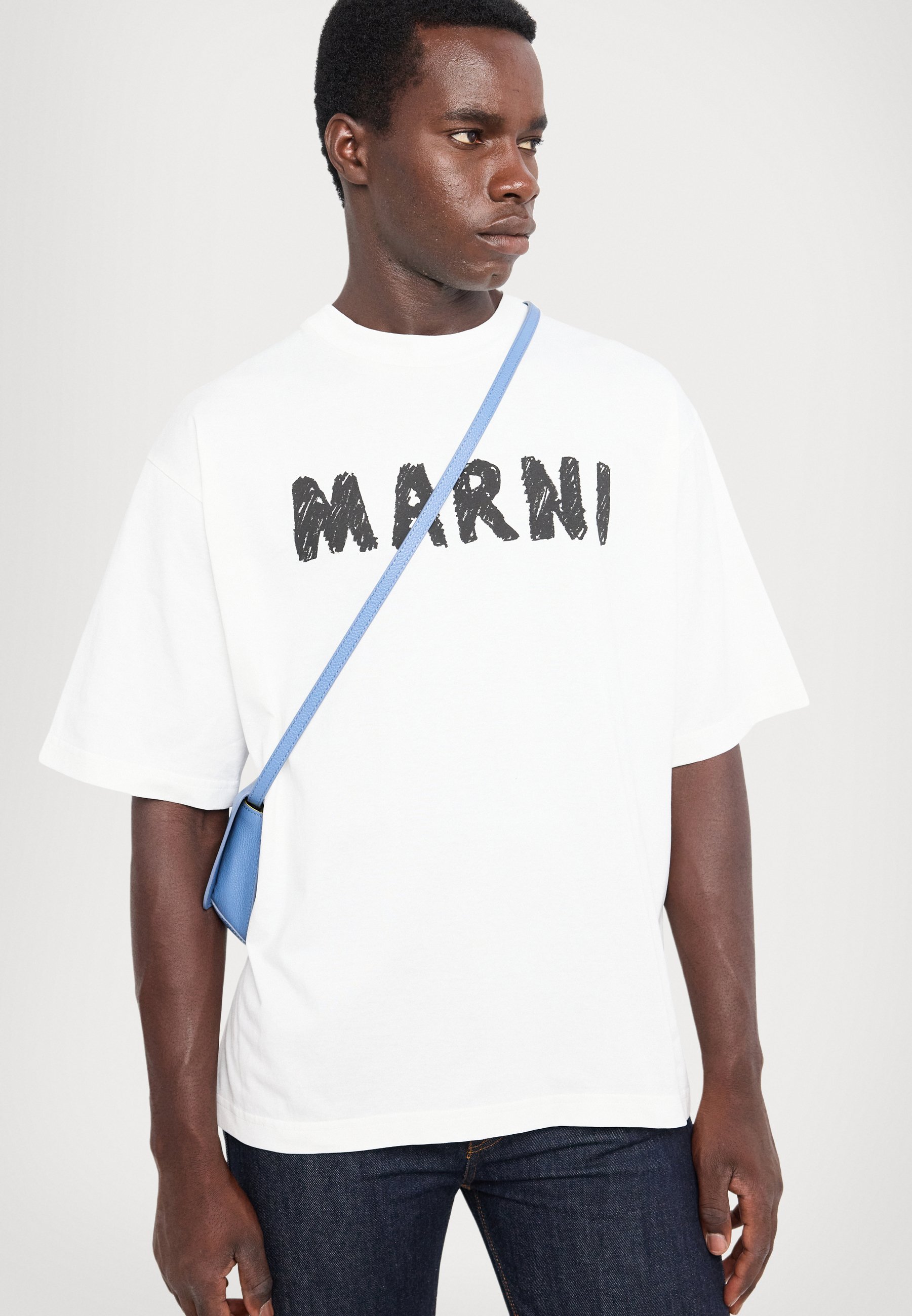 【MARNI】Print short sleeve T-shirt/追跡+関税+全国送料込み Marni Print T-shirt - white - Zalando.co.uk