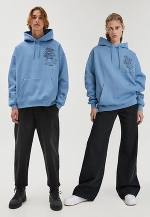 Hoodie - light blue