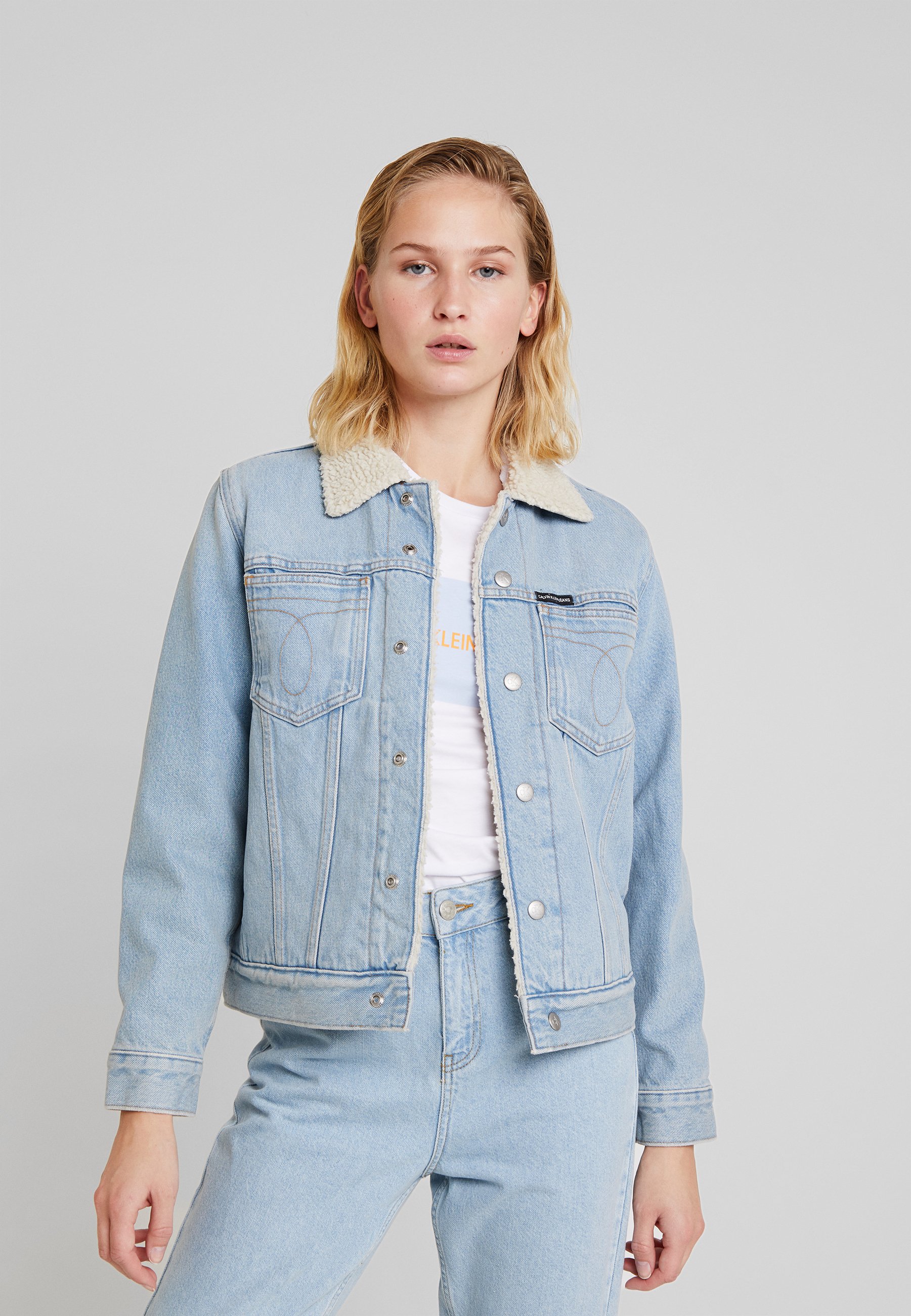 calvin klein sherpa jacket