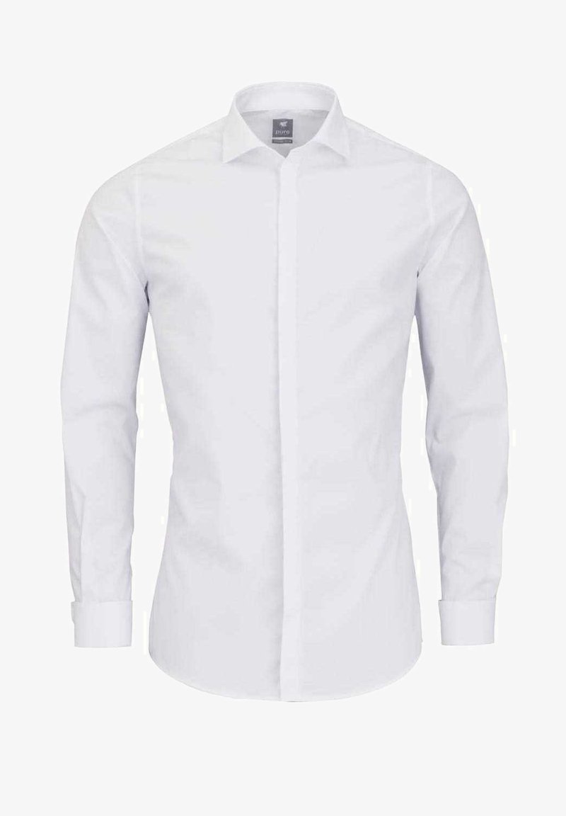 Pure EXTRA SLIM HAIFISCHKRAGEN - Hemd - weiß